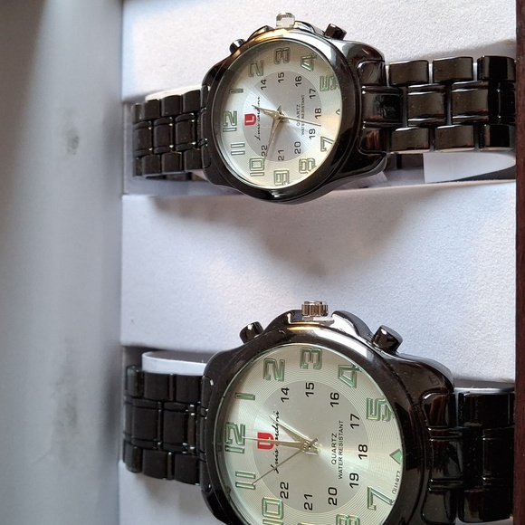 Luis Cardini NWT watches his & hers, water resistant, stainless steel (W041) main image 5